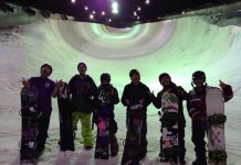 村上 大輔によるカムイ御坂ハーフパイプレッスン