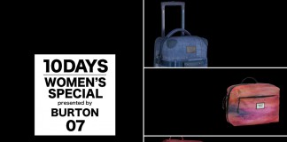 コンパクトなのに大容量、 軽くて優しい女性専用バッグ&パック 《BURTON WOMEN’S SPECIAL_DAY 07》