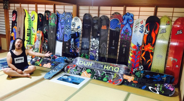 LIB TECHコレクター登場!! その1「ただ性能がいいだけじゃなくて1本1本に遊び心がある。だからスノーボードをたっぷり楽しめる」
