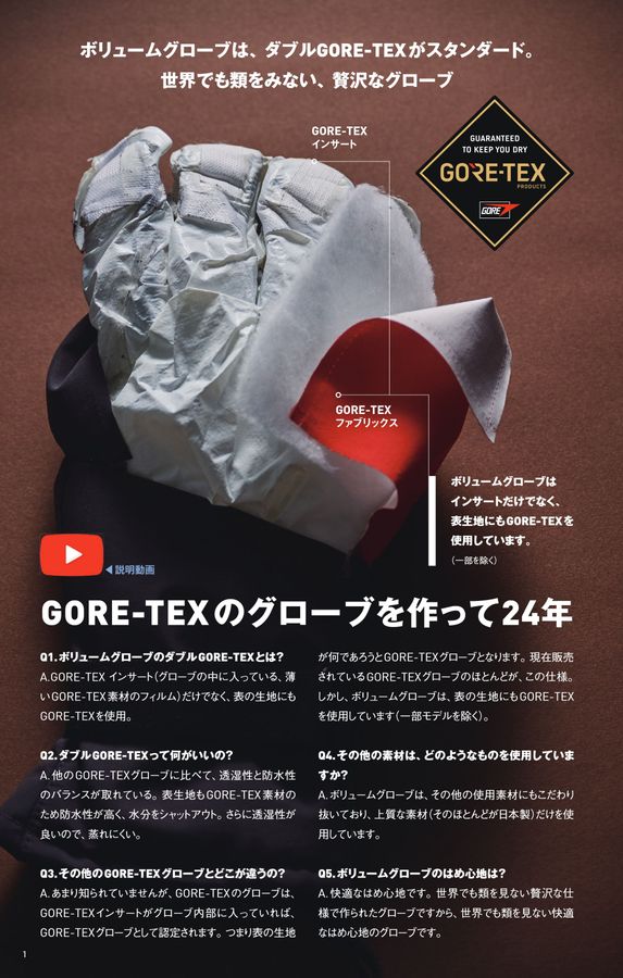 日本ブランド「VOLUME GLOVES」が作る、世界最高品質 バックカントリー/フリーライディング用グローブ | スノーボーディング WEBメディア  SBN FREERUN JAPAN